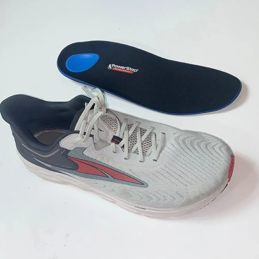 ALTRA TORIN 6 ROAD RUNNING MEN SHOES SIZE 13 US COLOR GREY SILVER